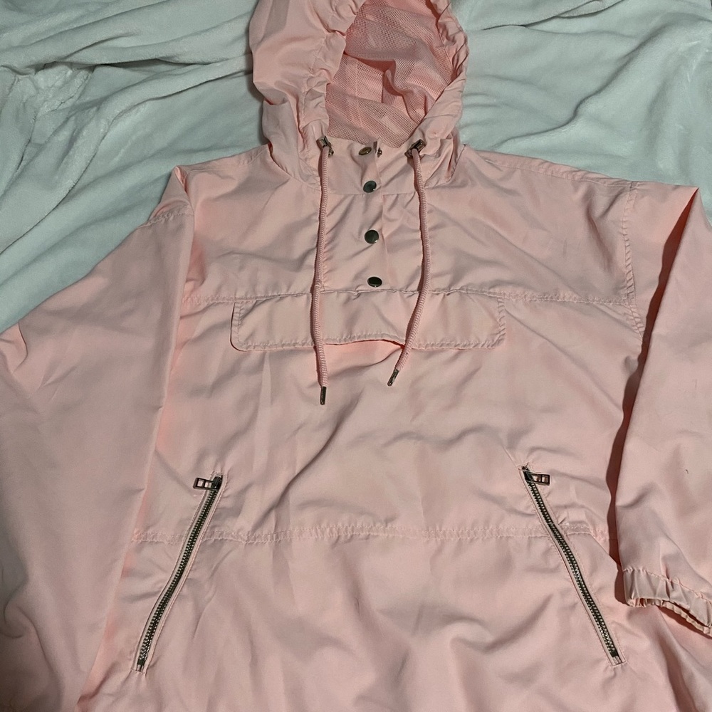 Pink windbreaker
